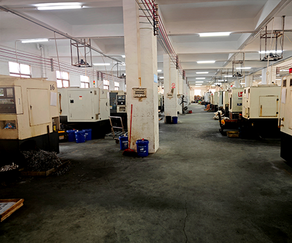 Factory production environment reflecting company mission