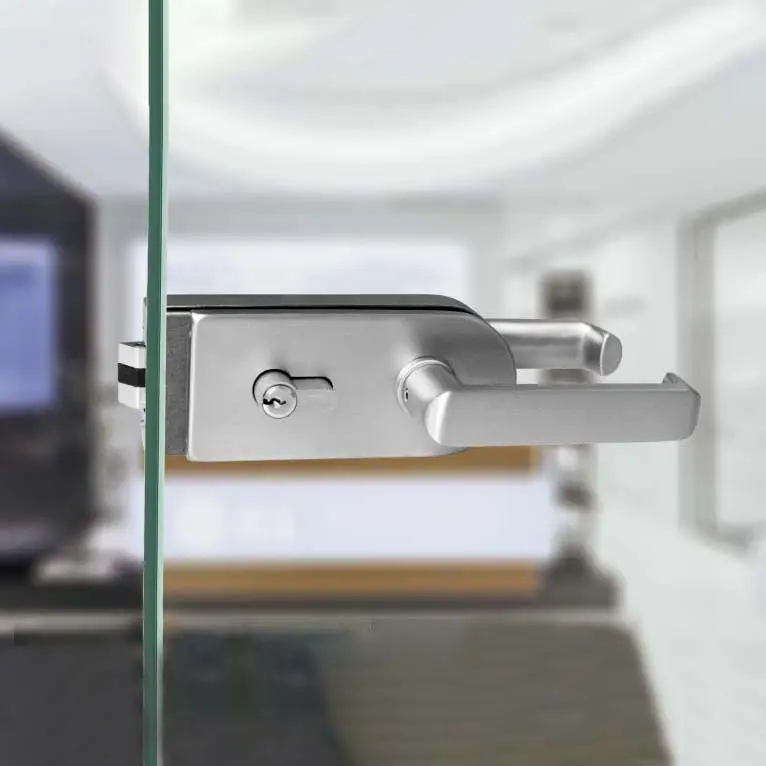 Frameless Door Mechanical Lock