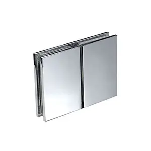 shower door rectangular square-corner 180 degree glass to glass clampJGC-3014