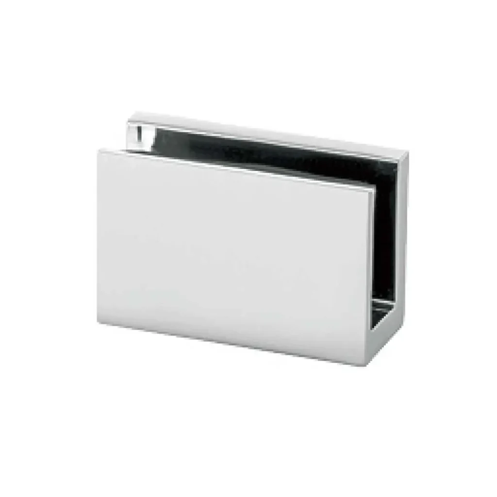 frameless shower rectangular 90 degree glass clamp JGC-3192