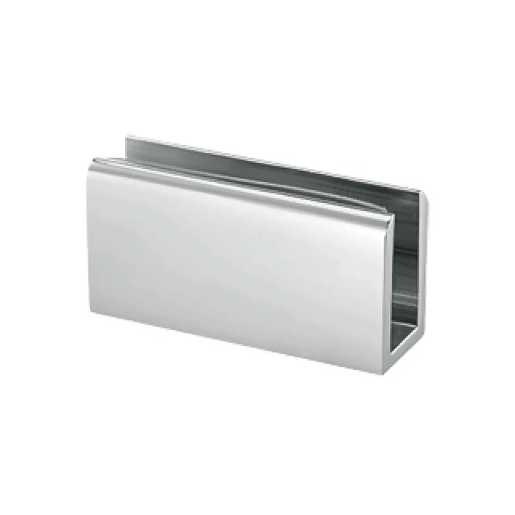 frameless shower square-edge 90 degree glass clamp JGC-3193