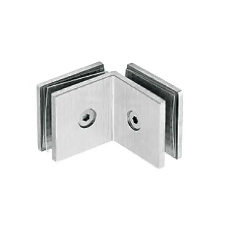 stainless steel shower 90 degree glass to glass clamp JGC-3211
