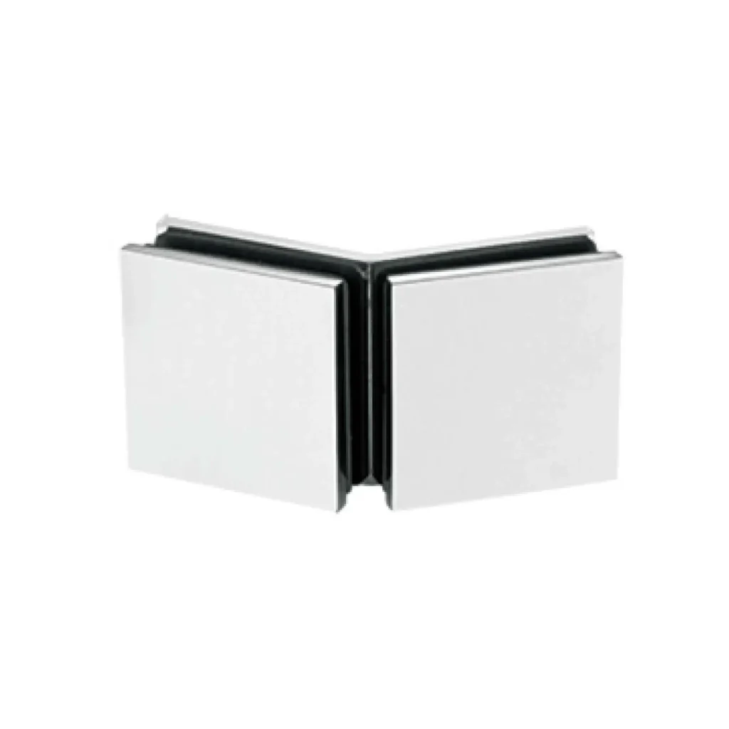 stainless steel shower 135 degree glass to glass clamp JGC-3213