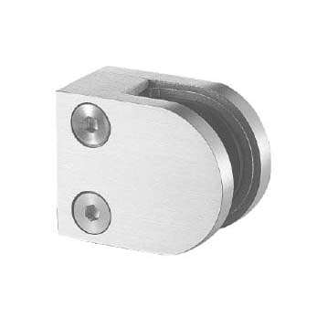 Oval-shaped railing clamp JGC-9320 with a curved back mounting face