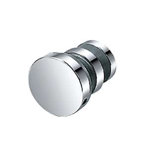 double-layer round clamp JSD-7120A with stepped cylindrical profile for single sliding glass door