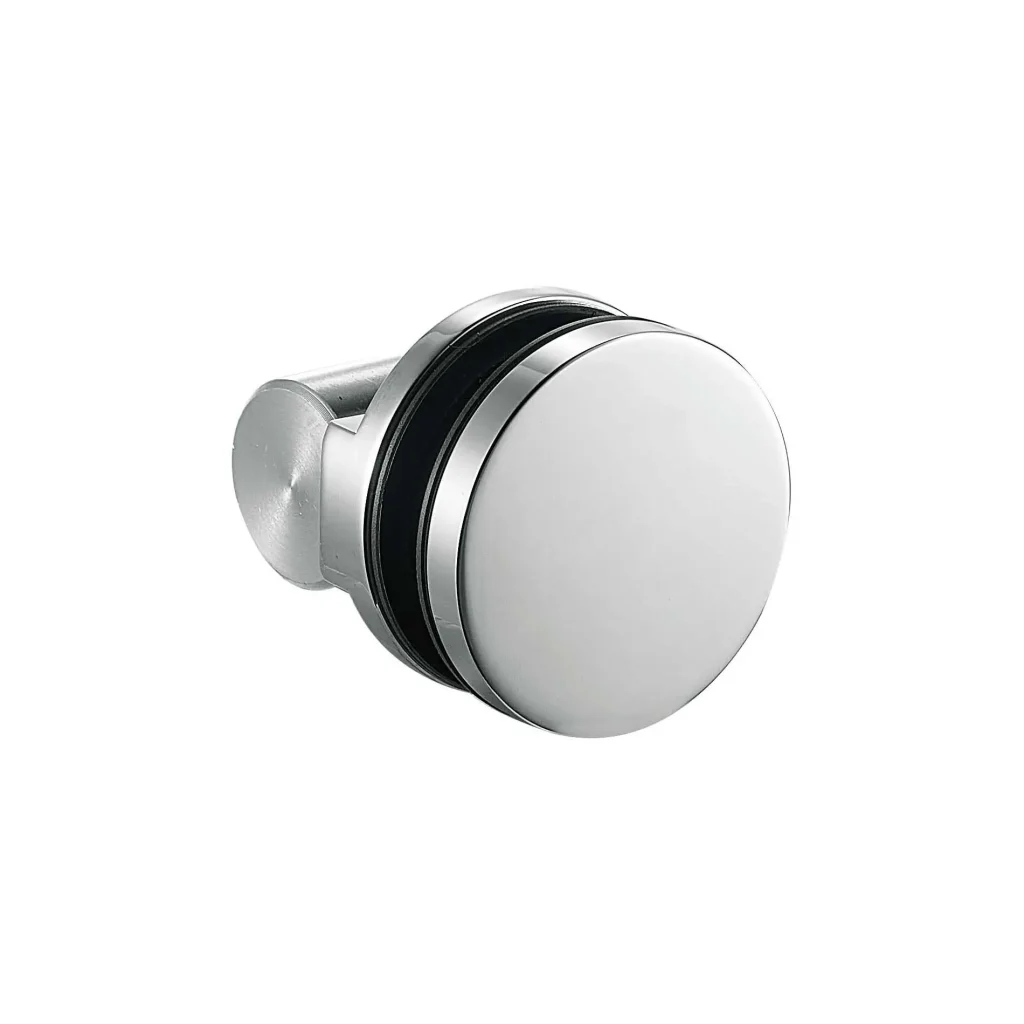 Single sliding glass door round track clamp JSD-7420A with smooth surface
