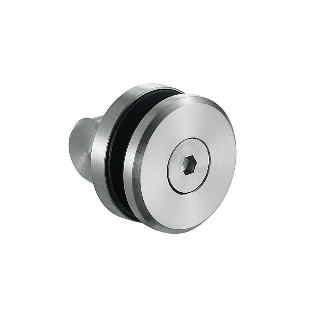 thicker round clamp JSD-7520 with layered metal for single sliding glass door
