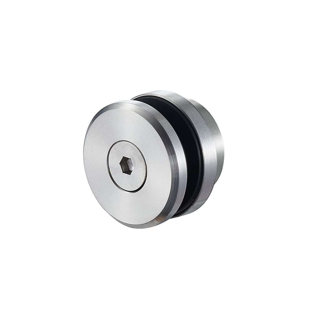 round clamp JSD-7731 with exposed center screw for single sliding glass door