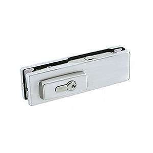 rectangular corner lock JPL-1070A with front cylinder for patch door