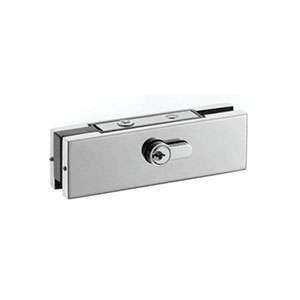 rectangular corner lock JPL-1270 with side cylinder for patch glass door