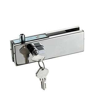 rectangular patch lock JPL-1370 with top latch bolt for patch glass door