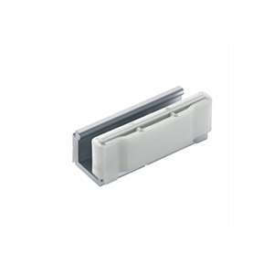floor-mounted hidden sliding door guide JSD-6350 with a U-shaped center slot