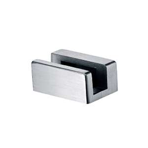 rectangular door guide with U-shaped channel for hidden sliding glass door