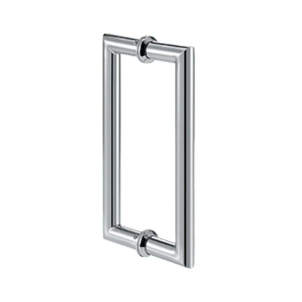 Rectangular-shaped round tube shower handle JDH-3320 for glass door