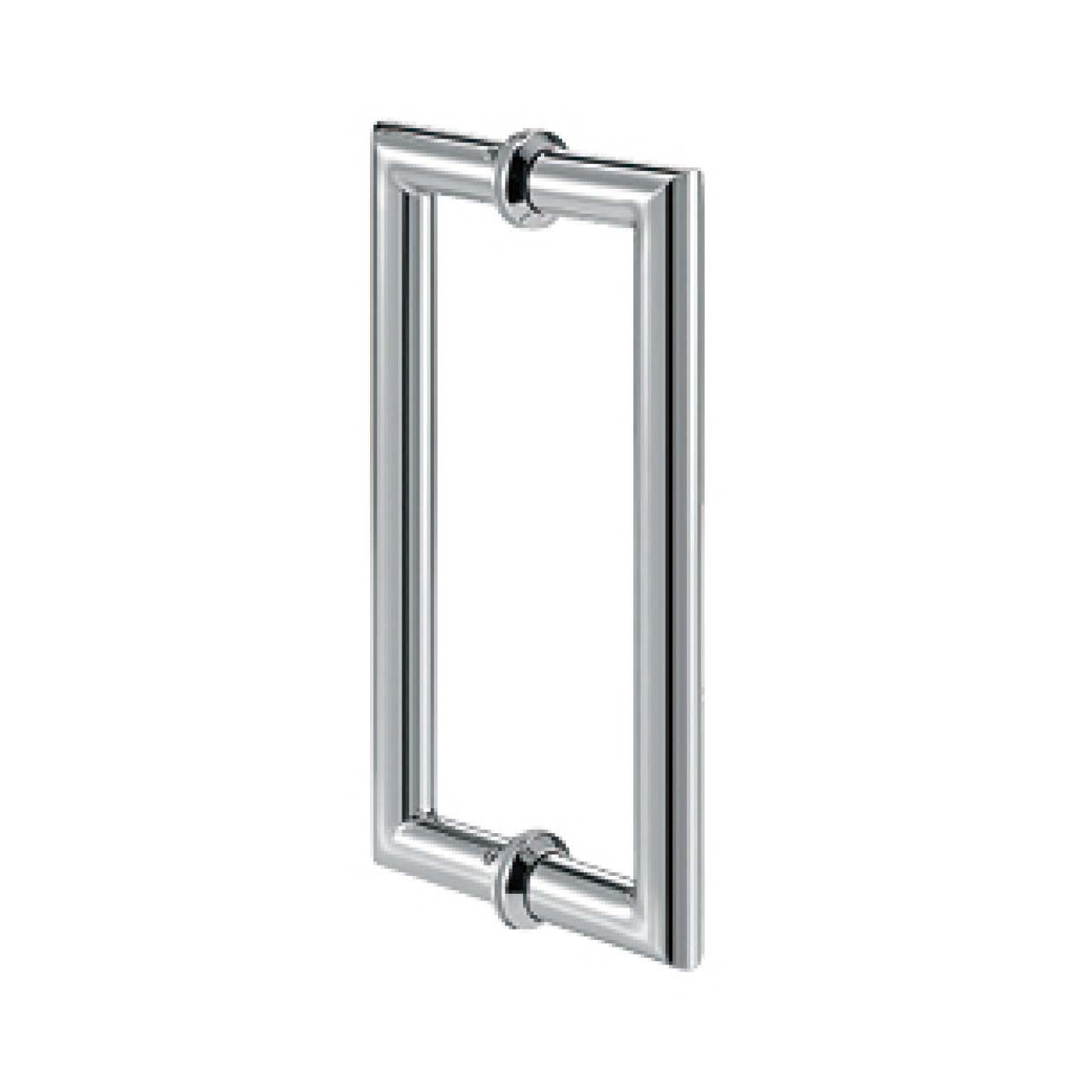 Rectangular-shaped round tube shower handle JDH-3320 for glass door