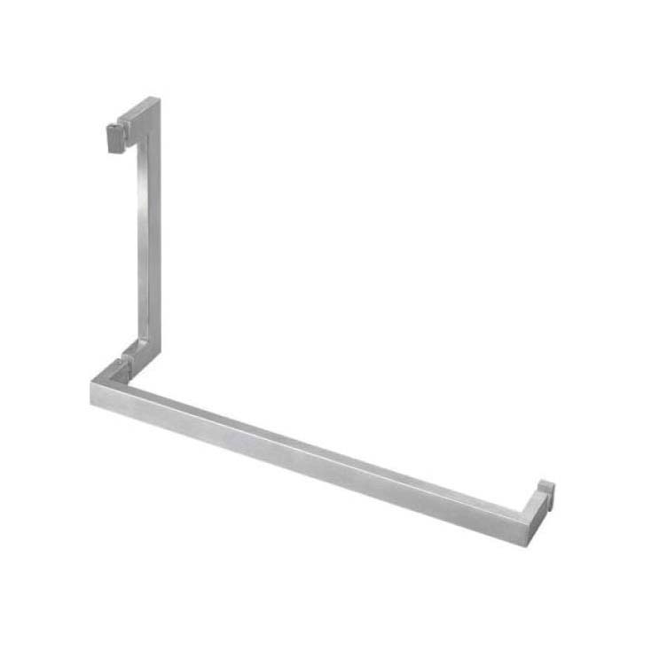 square tube towel bar with handle JDH-3360 for shower glass door