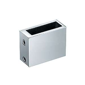 rectangular hollow end bracket JSD07140A with side screw holes for single sliding glass door