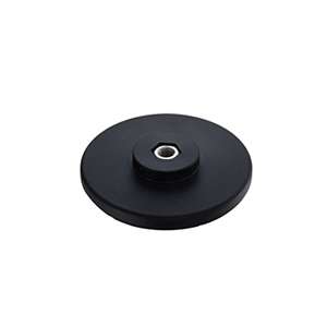 round black fixing clamp JSD-6440 with center mounting hole for hidden sliding glass door
