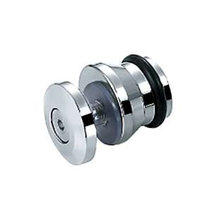round fixing clamp JSD-7130A with central screw for single sliding glass door