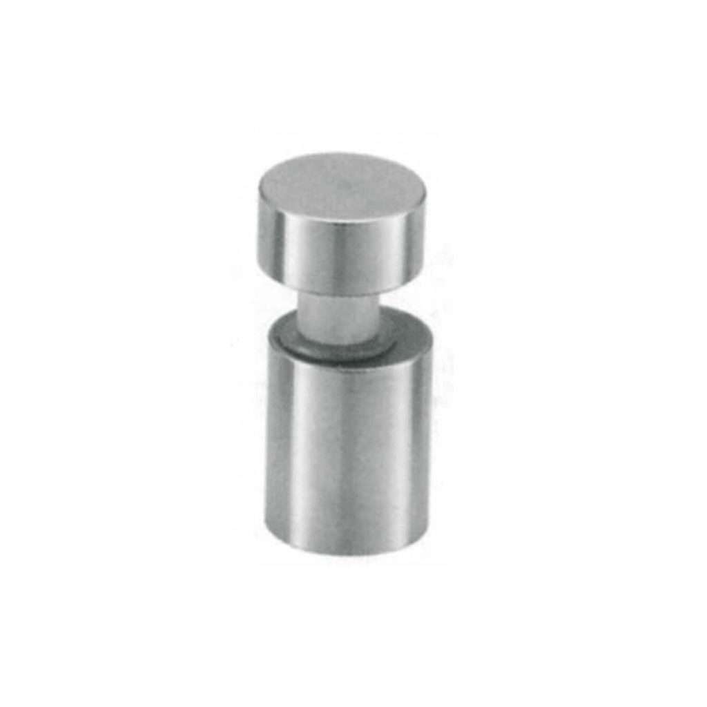 short cylindrical fixing clamp JSD-7530 with flat top for single sliding glass door