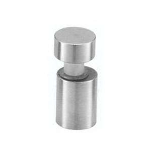 short cylindrical fixing clamp JSD-7630 with flat top for single sliding glass door