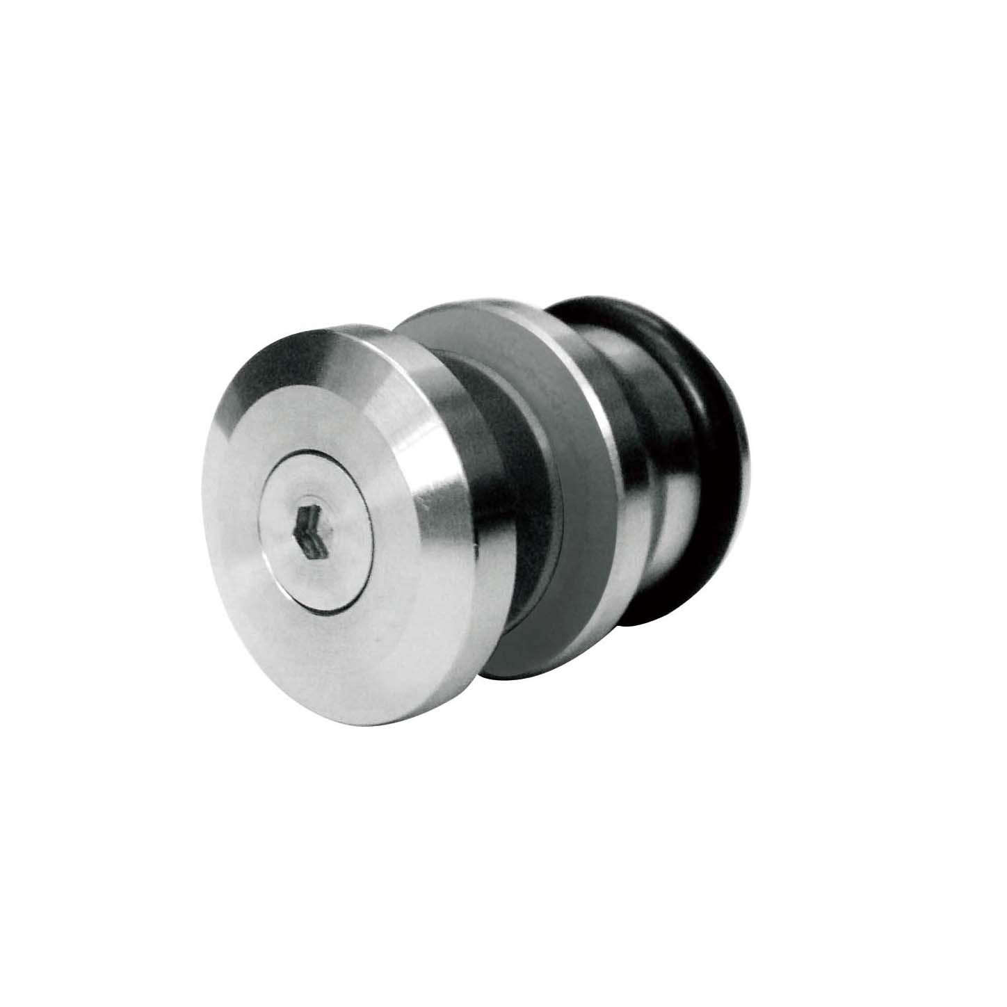 Fixing Clamp JSD-7830 Short round fixing clamp JSD-7830 with inner slot for shower single sliding glass door