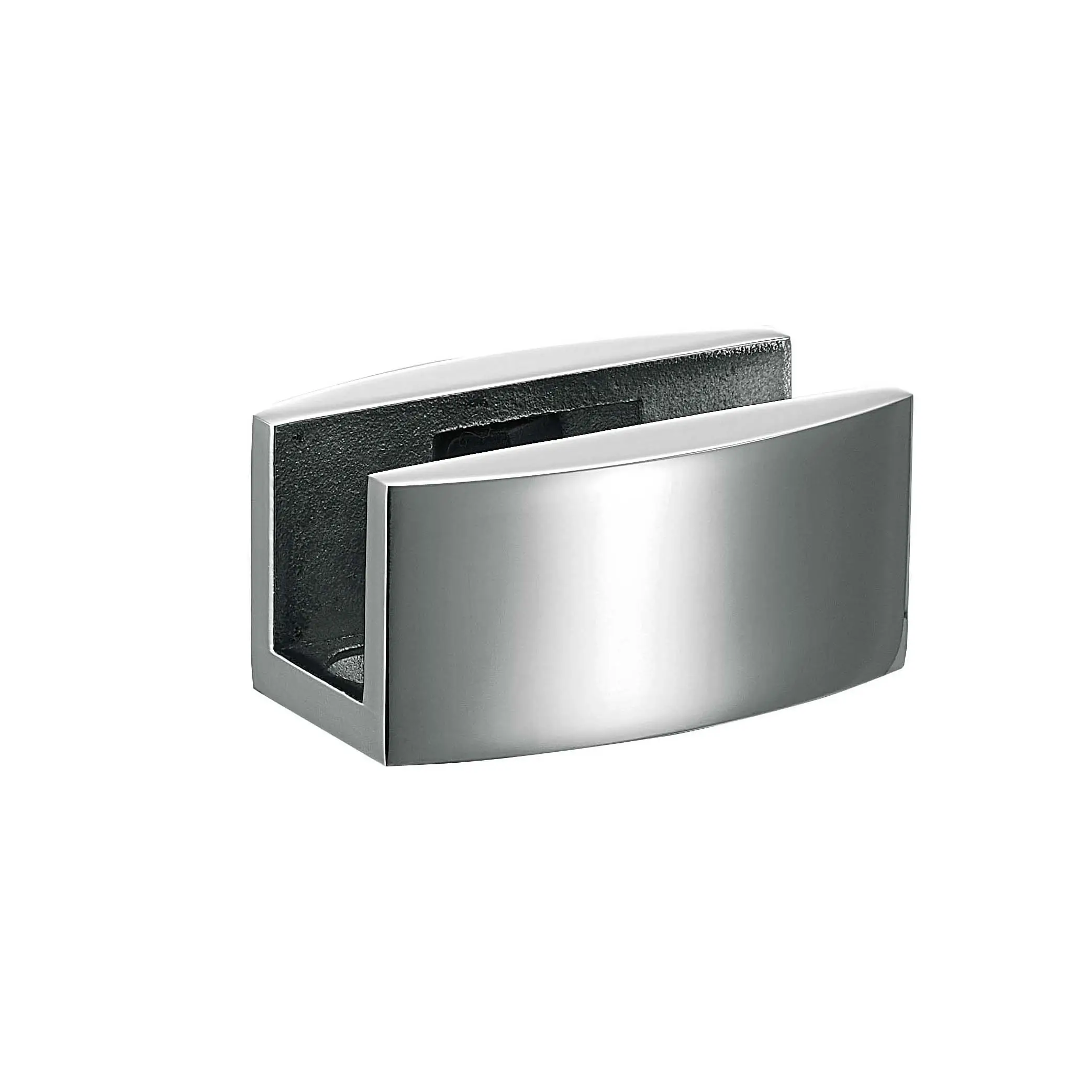 single sliding glass door curved floor guide JSD-7450A for shower enclosures