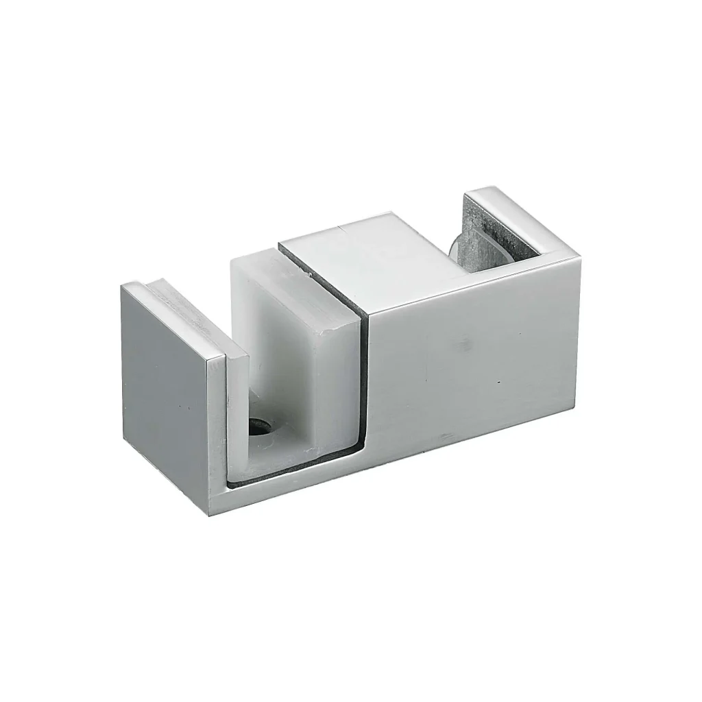 single sliding glass door compact floor guide JSD-7452A for shower enclosures