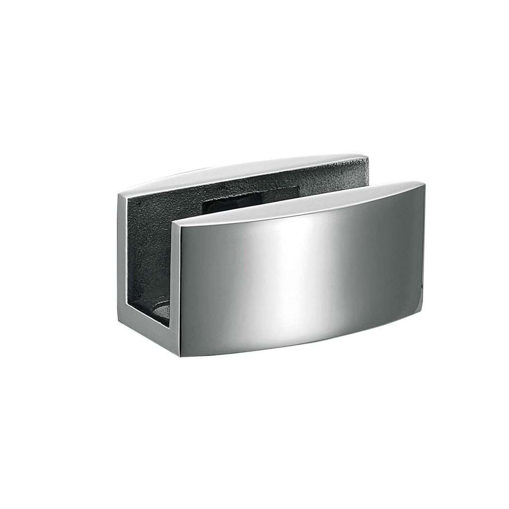 floor guide JSD-7460 with thick walls for shower single sliding glass door