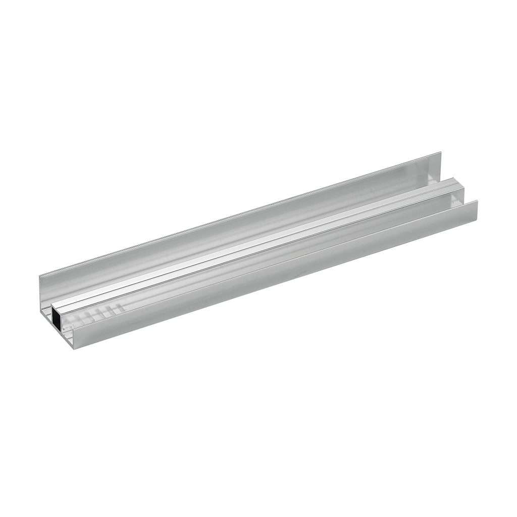 Straight frame RJSD-7070 profile with inner groove for revolving sliding glass door
