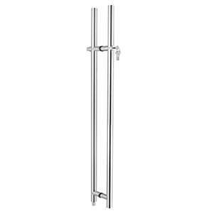 round double-tube handle with external lock JDH-1910 for patch door