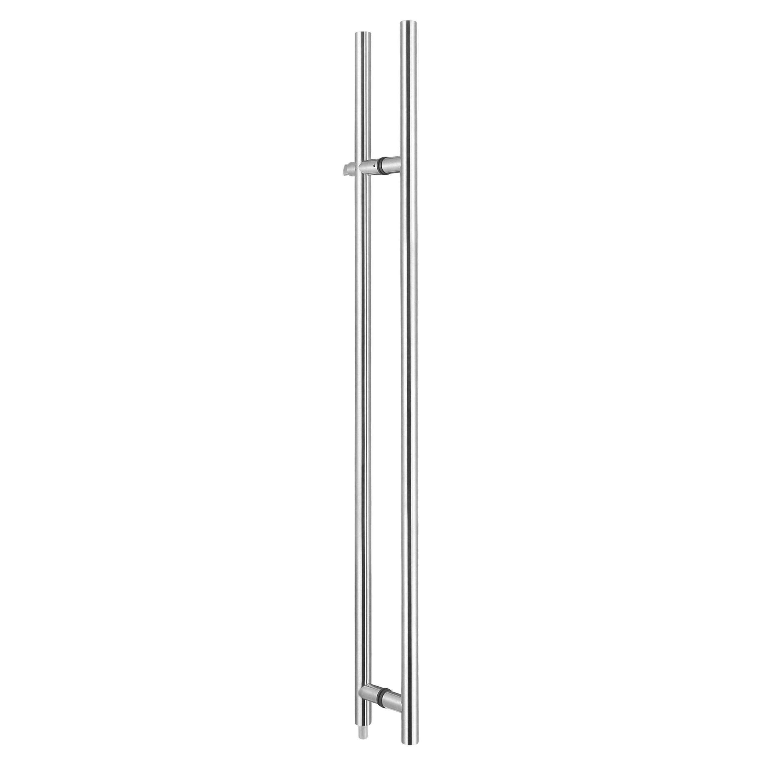 round double-tube handle with internal thumb-turn lock JDH-1920 for patch door