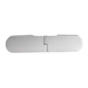 Glass hinge JPF-4071-6 with low-profile rounded rectangular body