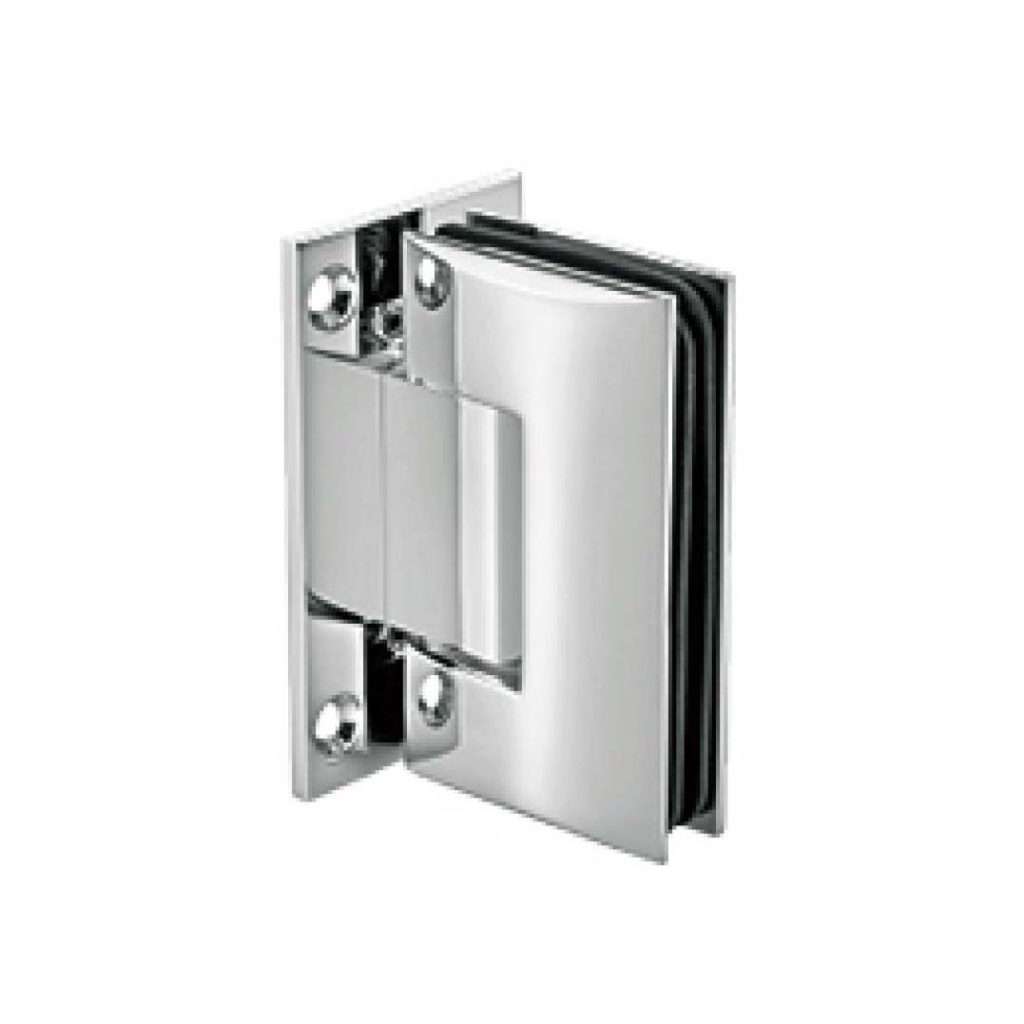 rounded edge brass 90 degree glass to wall hinge JSH-2050 for shower glass door