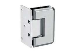 rounded edge brass adjustable 90 degree wall mount shower hinge JSH-2064A with full back plate
