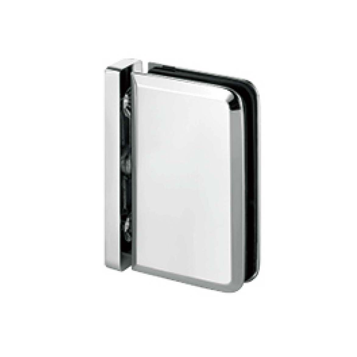 flat rectangular brass 90 degree glass to wall hinge JSH-2069 for shower glass door