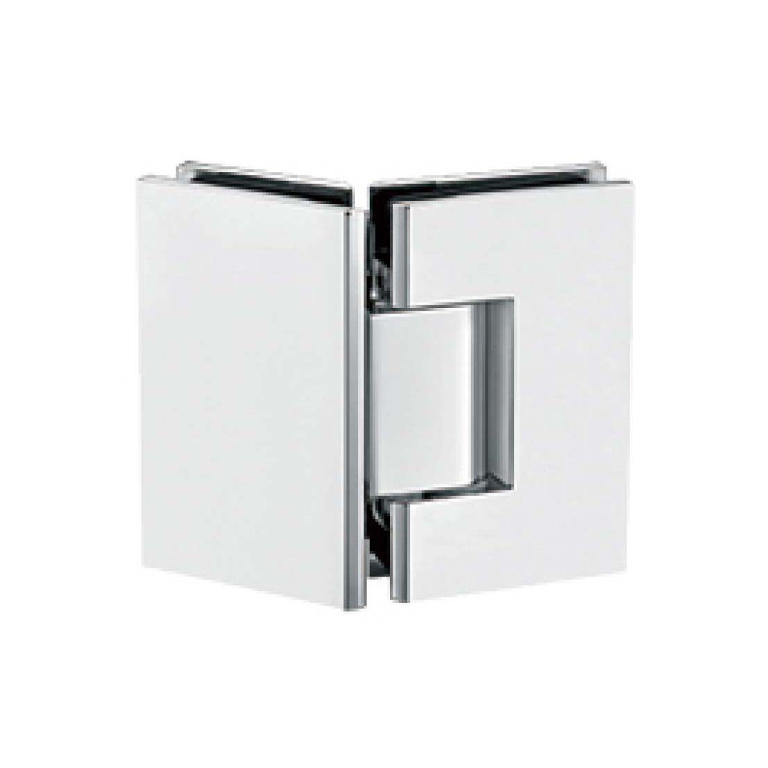 135 degree glass to glass brass shower hinge JSH-2082 with right angle