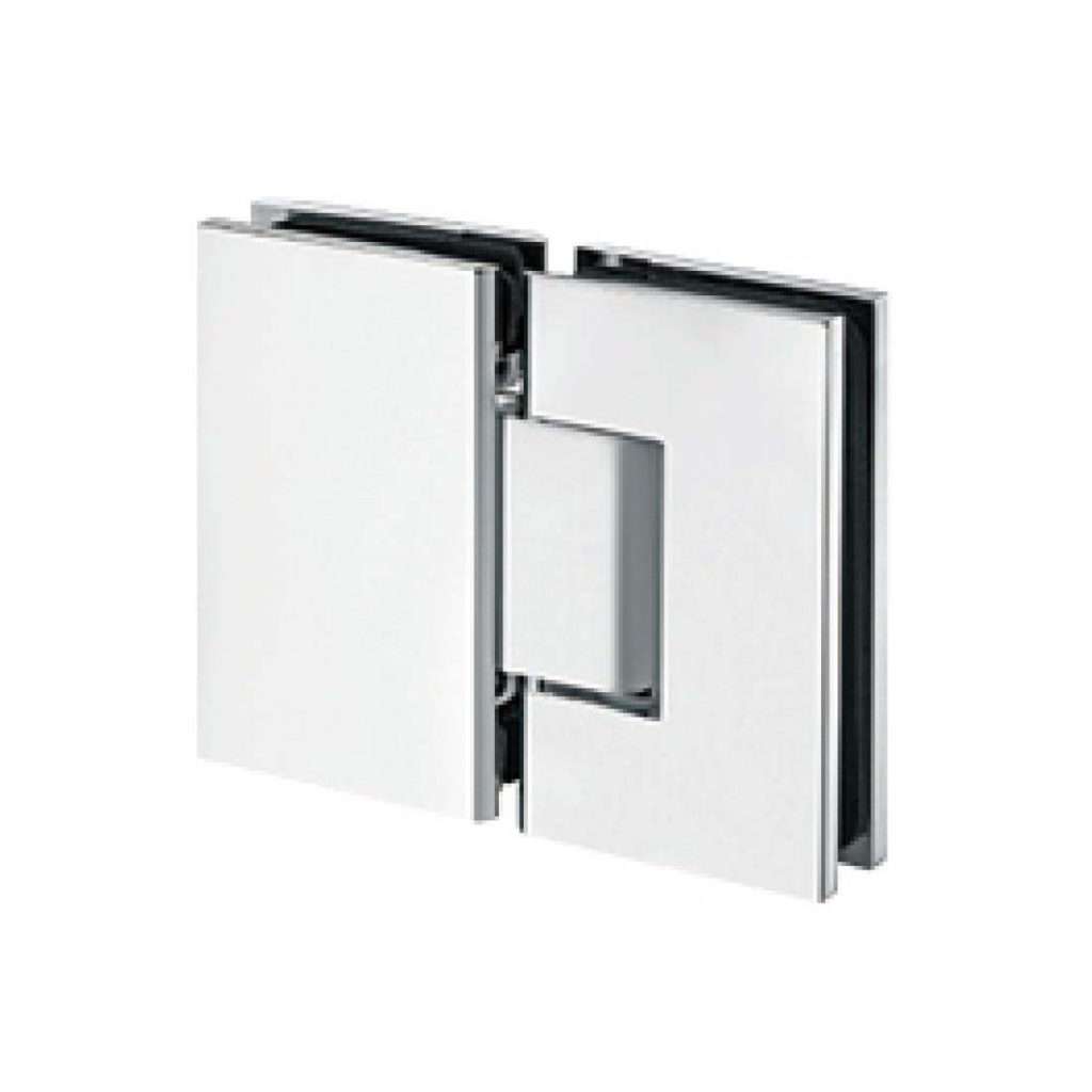 180 degree glass to glass brass shower hinge JSH-2083 with right angle