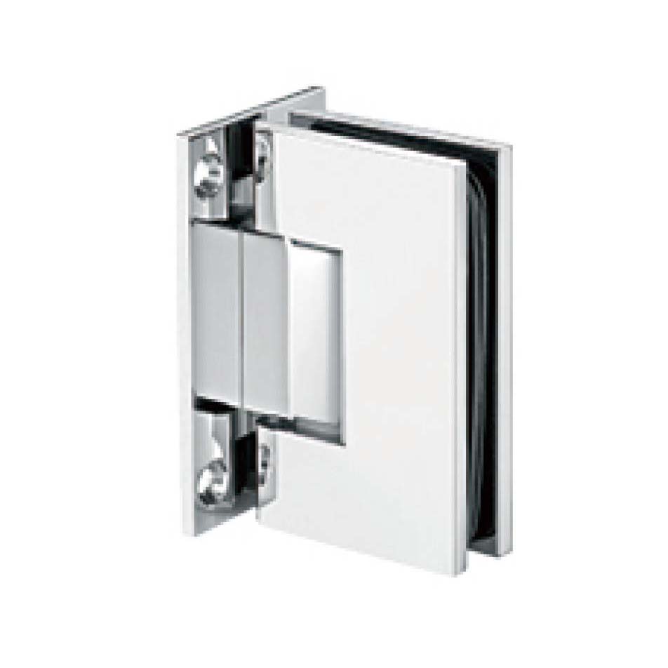90 degree glass to wall adjustable brass shower hinge JSH-2084 with right angle