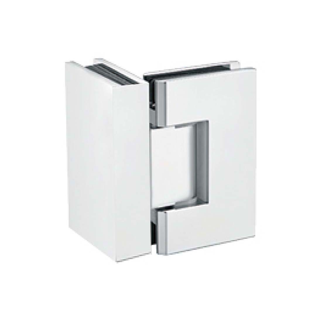 90 degree glass to glass adjustable brass shower hinge JSH-2085 with right angle