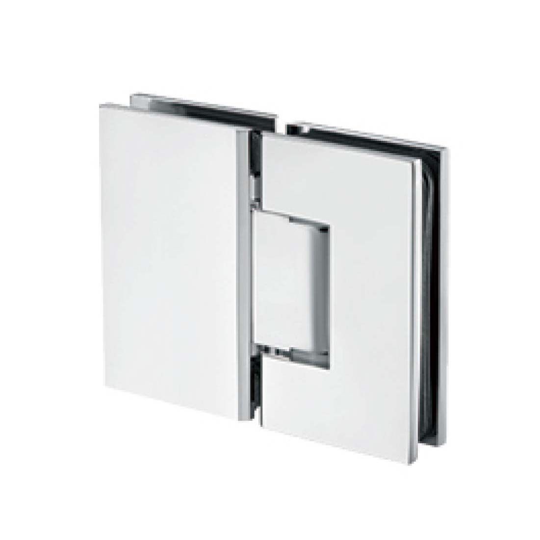 square edge 180 degree glass to glass adjustable brass shower hinge JSH-2087