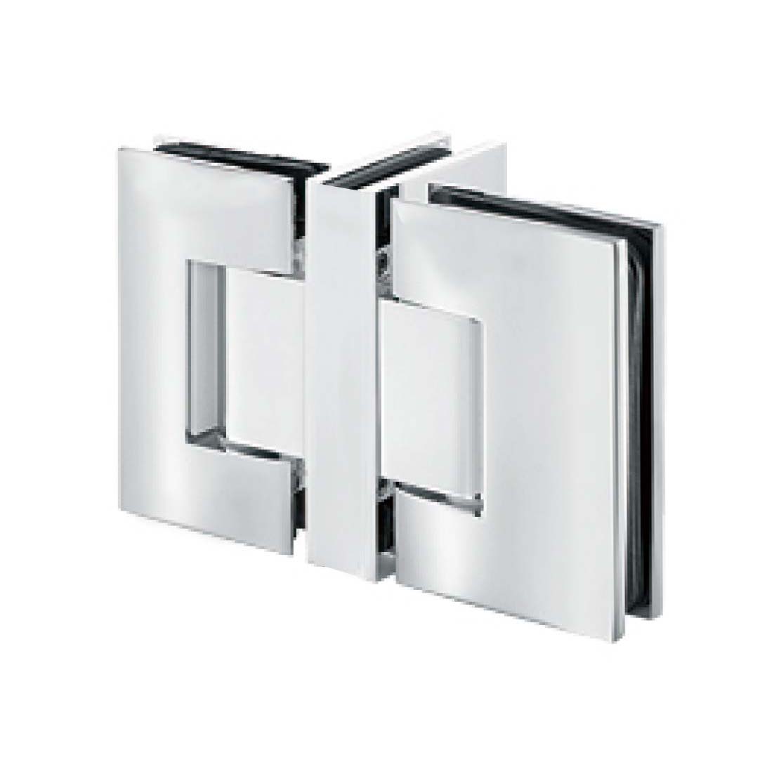 square edge brass T hinge JSH-2088A for shower glass door