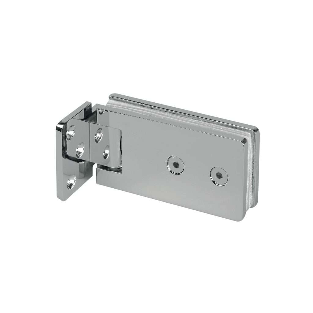 wall mount hinge JSH-2110A with long flat rectangular plates for shower door