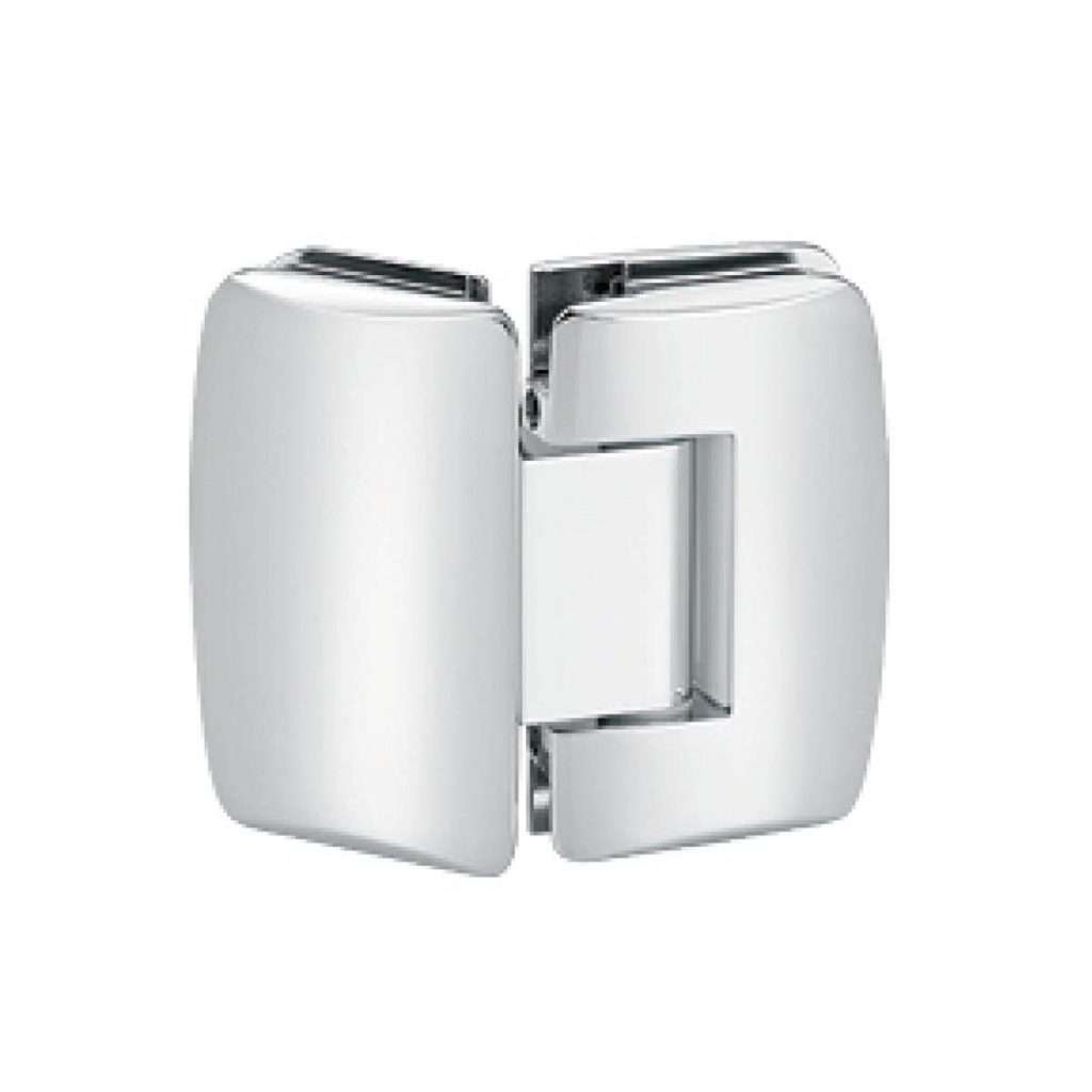 135 degree glass to glass hinge JSH-2212 with wide curved covers for shower door