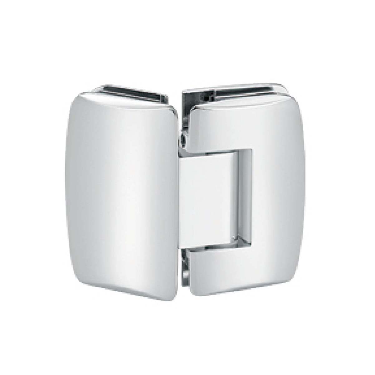 135 degree glass to glass hinge JSH-2212 with wide curved covers for shower door