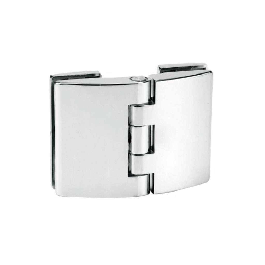 shower door 180 degree glass to glass hinge JSH-2311 with internal spring structure