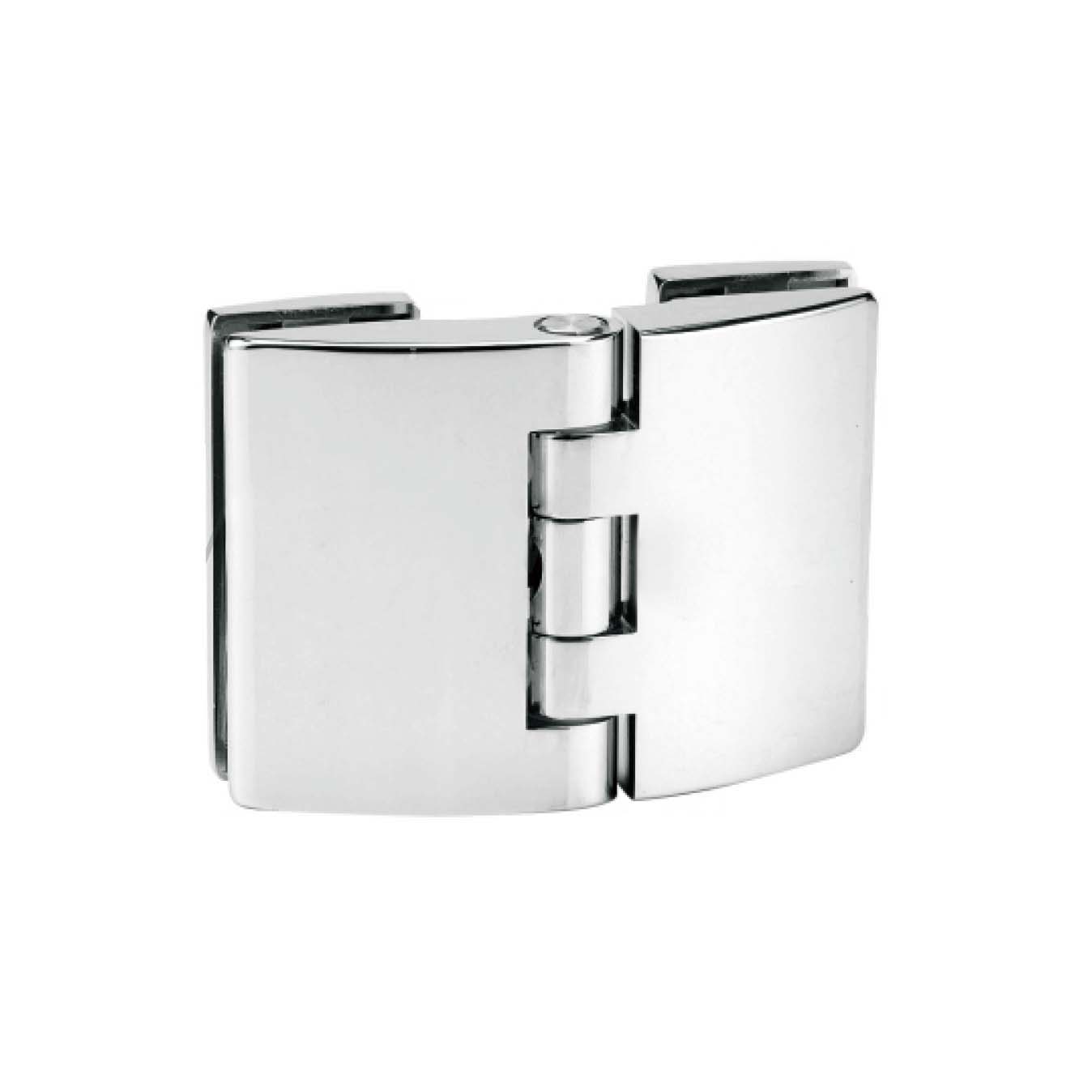 shower door 180 degree glass to glass hinge JSH-2311 with internal spring structure