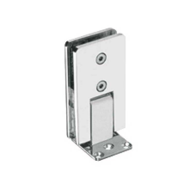 shower glass to wall door hinge JSH-2810A with flat mounting base