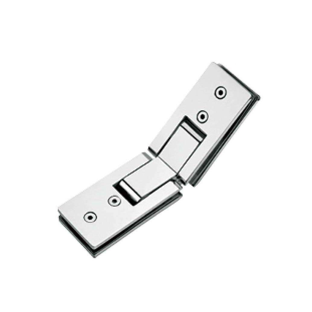 shower elongated rectangular 135 degree glass to glass door hinge JSH-2812 with inline pivot