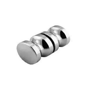 Round shower door knob JDK-3411 with cylindrical body